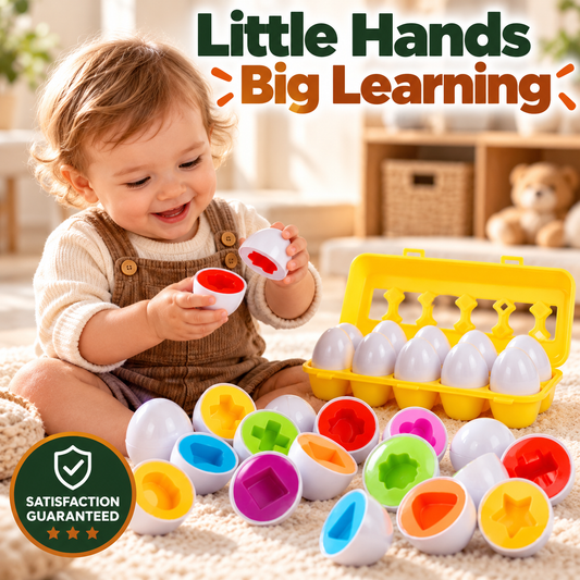 Montessori Sensory Egg Puzzle
