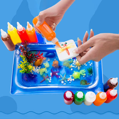 Creative Water Fairy Water Gel Kit Handmade DIY Toys Fairy Water Elf 3D Animal Mold Birthday Gifts Kids Colorful Educational Toy
